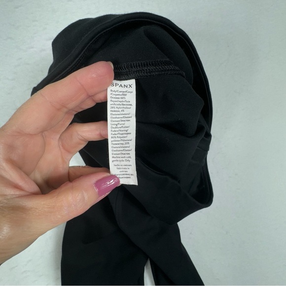 Spanx Ponte Perfect Ankle Leggings Black Small - Picture 9 of 12